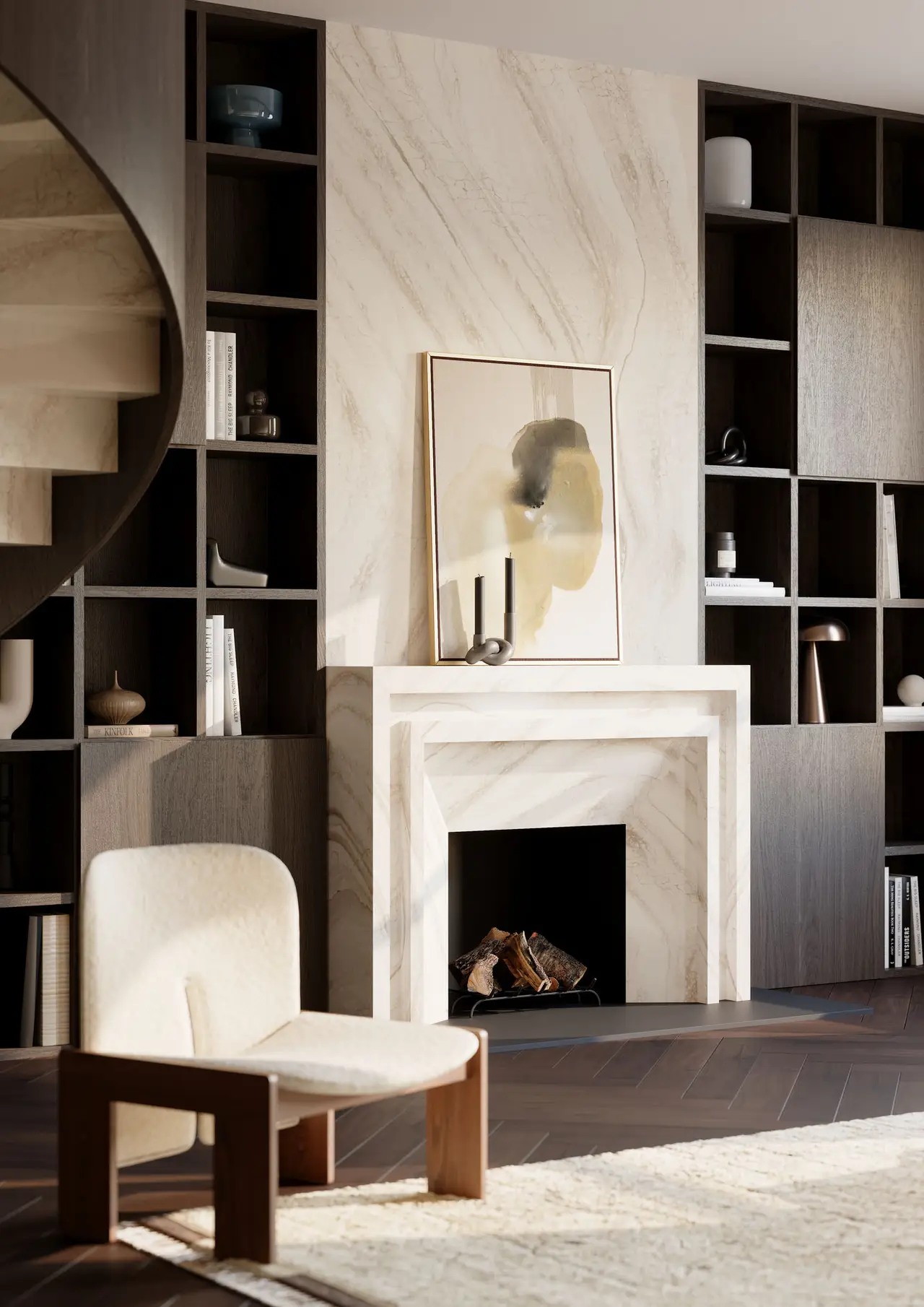 Everleigh Warm™ Design Detail Slab Inspiration