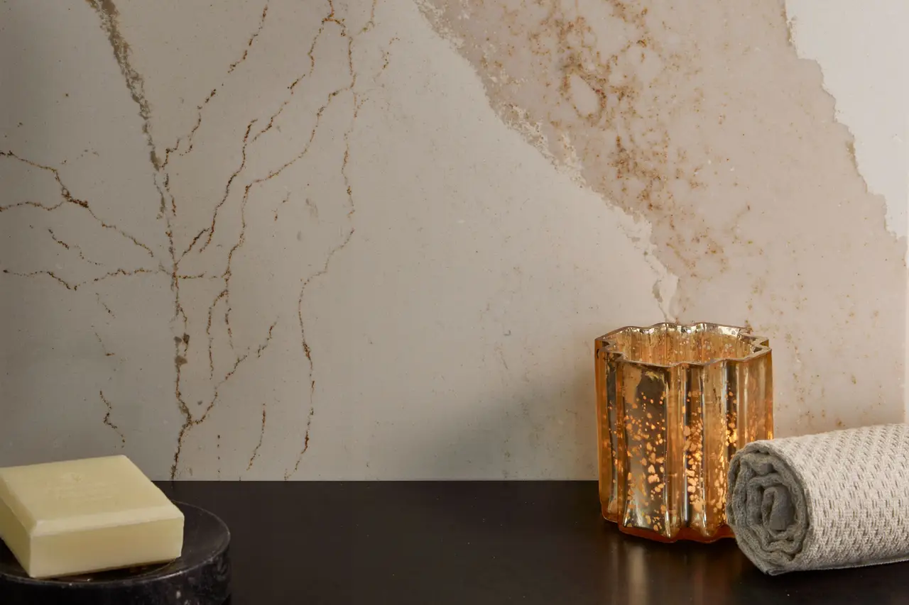 Brittanicca Gold Cool™ Design Detail Slab Inspiration