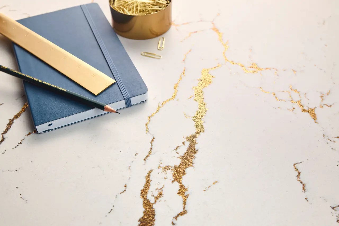 Berkshire Brass Satin Ridge™ Design Detail Slab Inspiration