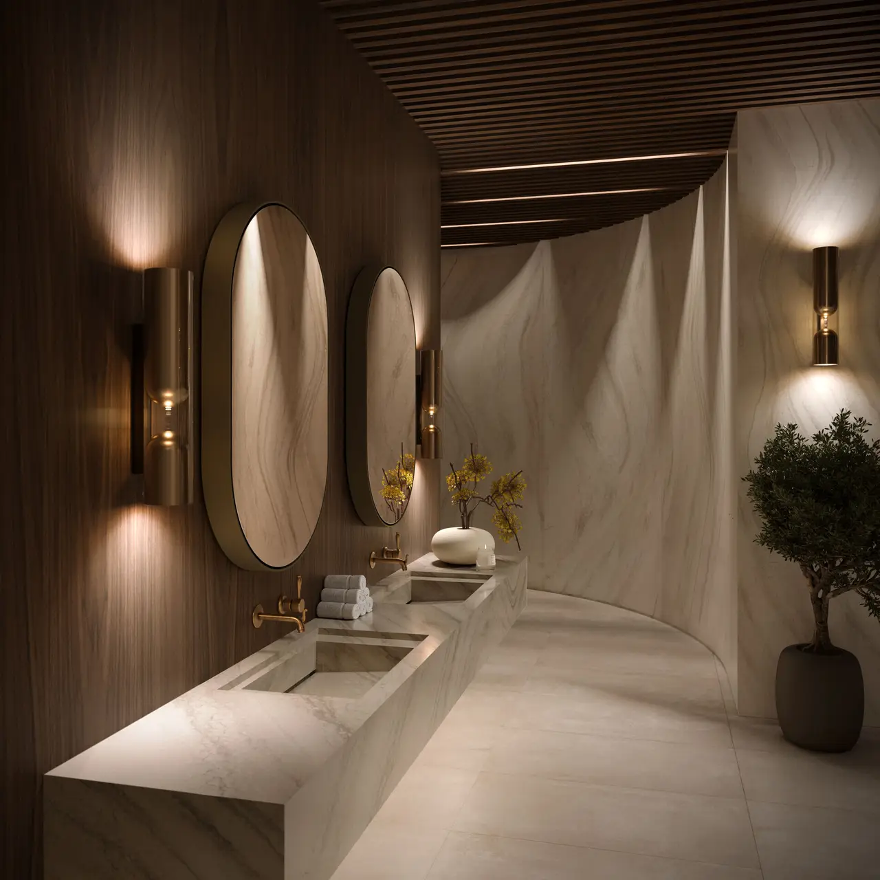Everleigh Warm™ Design Detail Slab Inspiration