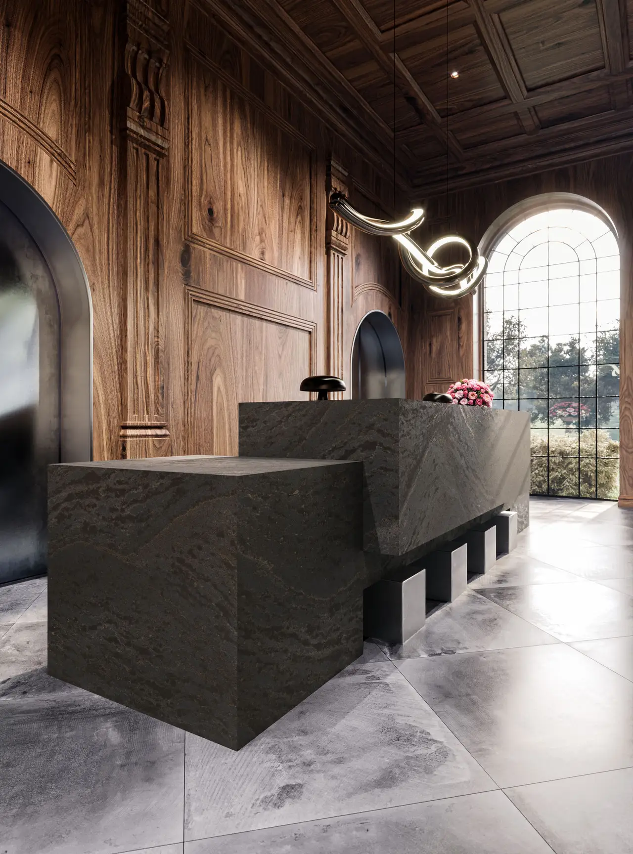 Remington Brass™ Design Detail Slab Inspiration