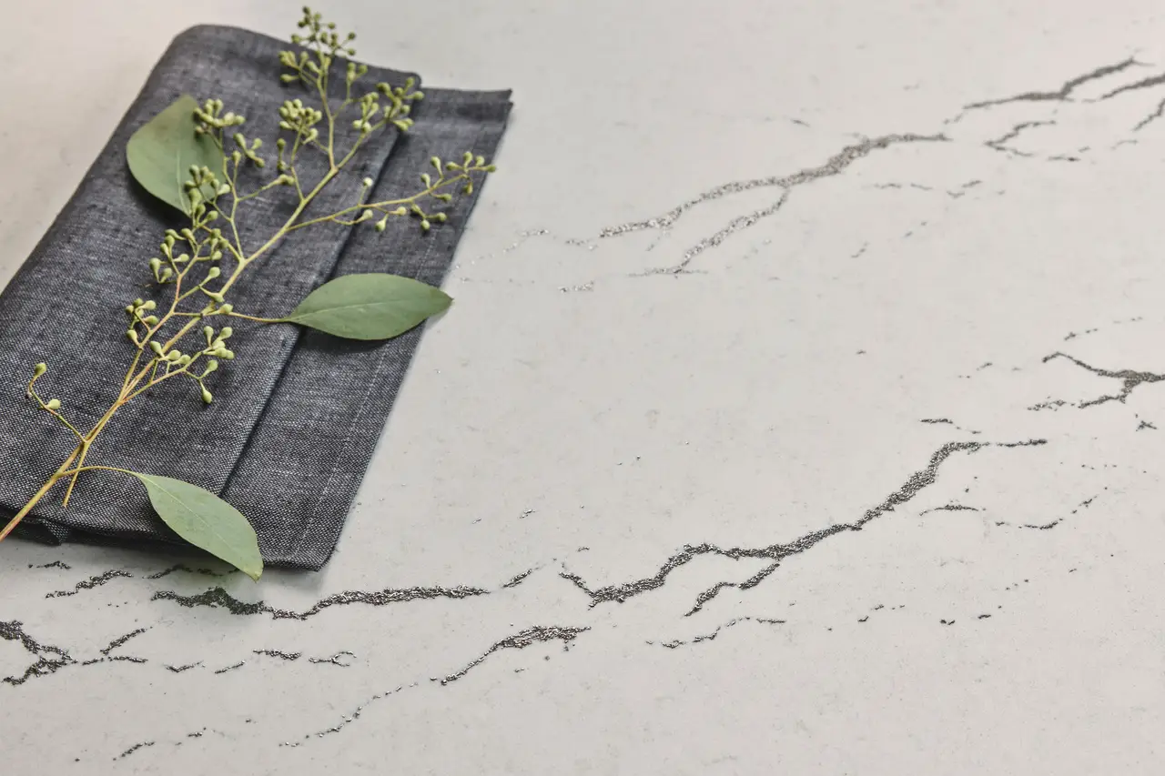 Berkshire Steel Satin Ridge™ Design Detail Slab Inspiration