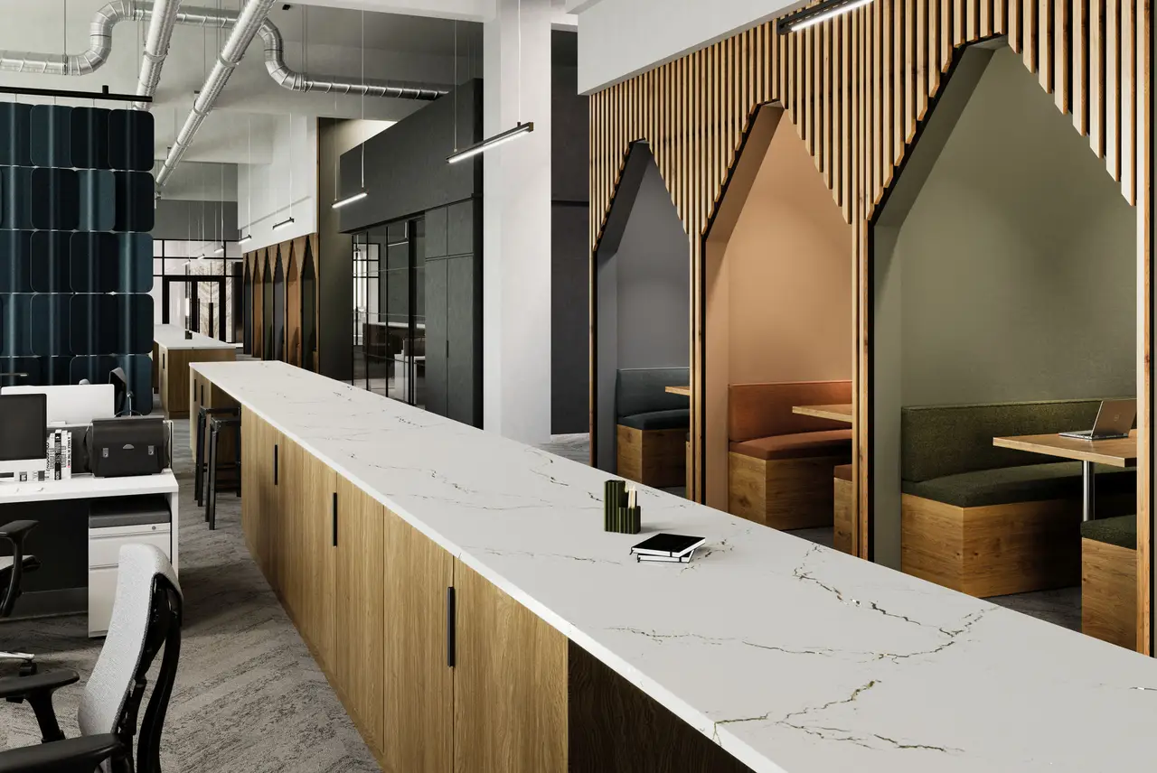 Berkshire Brass Satin Ridge™ Design Detail Slab Inspiration