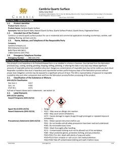 Safety Data Sheet | English