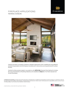 Fireplace Applications Technical Guideline 
